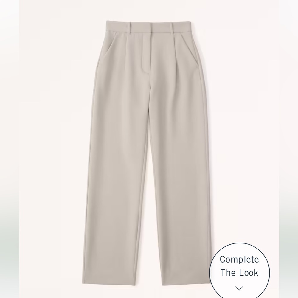 Abercrombie Tailored Straight Leg Pant